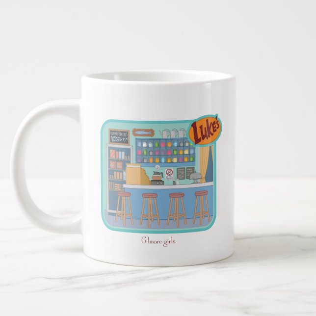 Grande Tasse Gilmore Girls | Luke's Diner Graphic (Gauche)