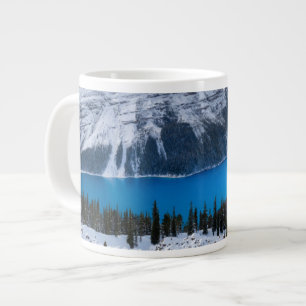 Grande Tasse Glace et neige Lac Peyto, Rocheuses canadiennes