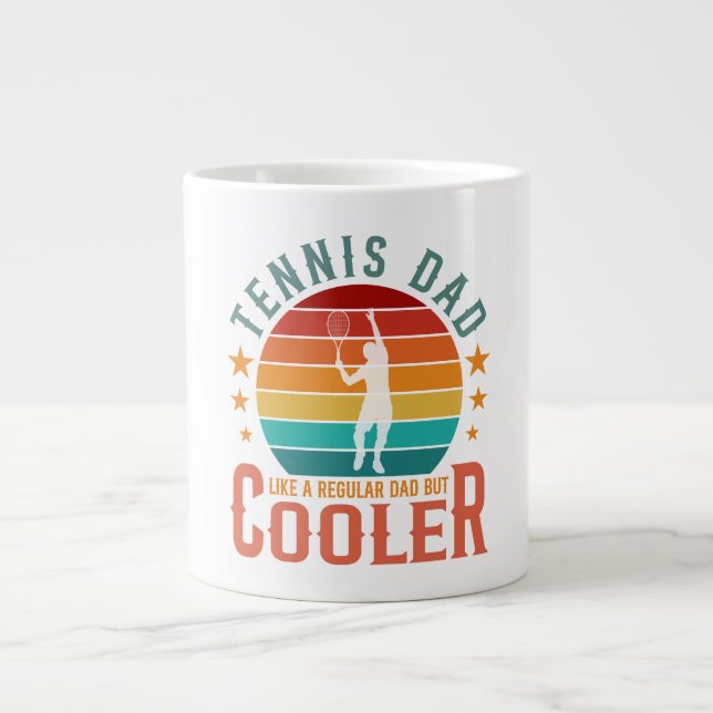 Grande Tasse Glacière de Papa Tennis (Devant)