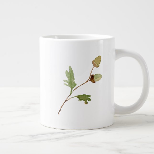 Grande Tasse Glands et feuilles de chêne | (Droite)
