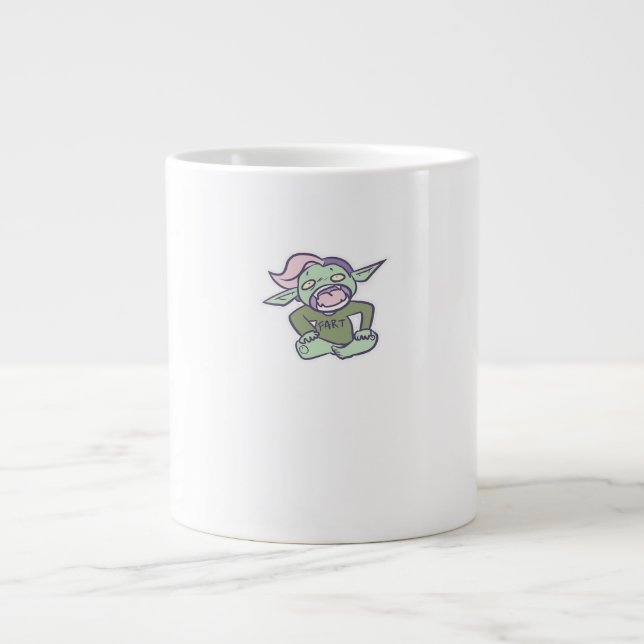 Grande Tasse Goblincore Pet de Gobelin Classique (Devant)