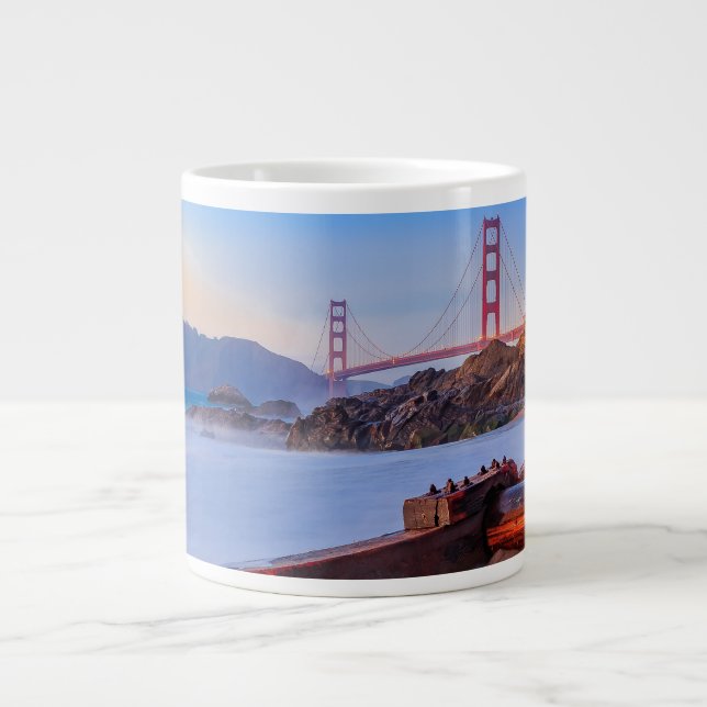 Grande Tasse Golden Gate Bridge à San Francisco, Baker Beach (Devant)