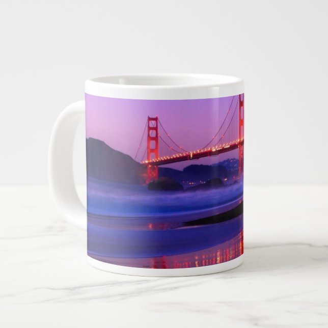 Grande Tasse Golden gate bridge sur la plage de Baker au (Devant gauche)