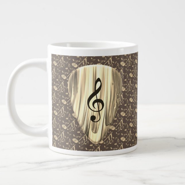 Grande Tasse Golden Plectron - Design élégant pour les mélomane (Gauche)