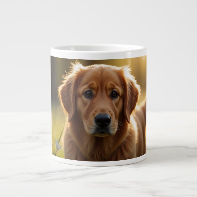 Grande Tasse Golden Retriever Chien (Devant)