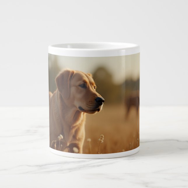 Grande Tasse Golden Retriever Chien (Devant)