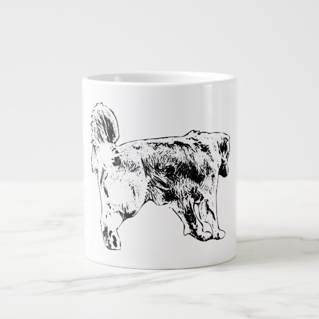 Grande Tasse Golden Retriever Holiday Brew (Devant)