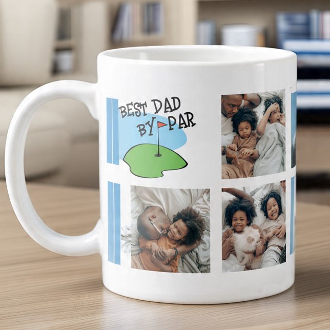 Grande Tasse Golfer Best Papa Par Parc Golf Pun 7 Photo (Golfer Best Dad By Par Golf Pun 7 Photo Giant Coffee Mug
by Ricaso. Golfing themed photo mug)