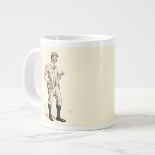 Grande Tasse Golfeur Vintage avec tuyaux et bottes de tabac