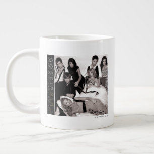 Grande Tasse Gossip Girl Black and White Group Graphisme