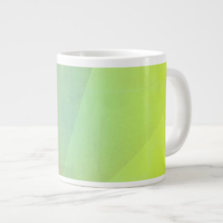 Grande Tasse Gradation géométrique jaune moderne