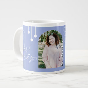 Grande Tasse Graduation Simple Foliage Photo Lavande