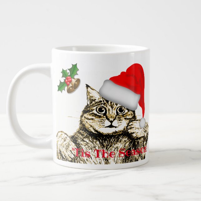 Grande Tasse Grand café de Noël personnalisé supplémentaire (Gauche)
