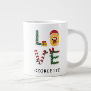 Grande Tasse Grand-mère de Noël personnalisée