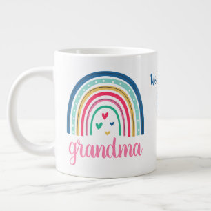 Grande Tasse Grand-mère personnalisée Arc-en-ciel