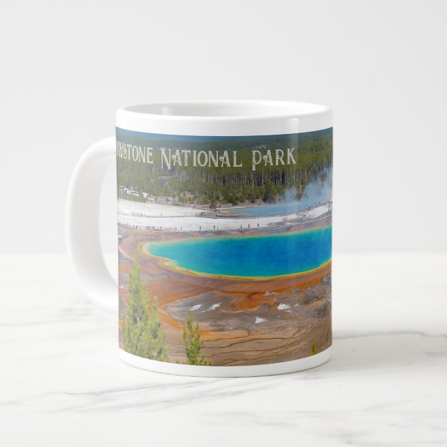 Grande Tasse Grand Prismatic Spring Parc national de Yellowston (Devant gauche)