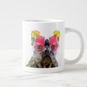 Grande Tasse Grandes images Canard avec verre à cocktails