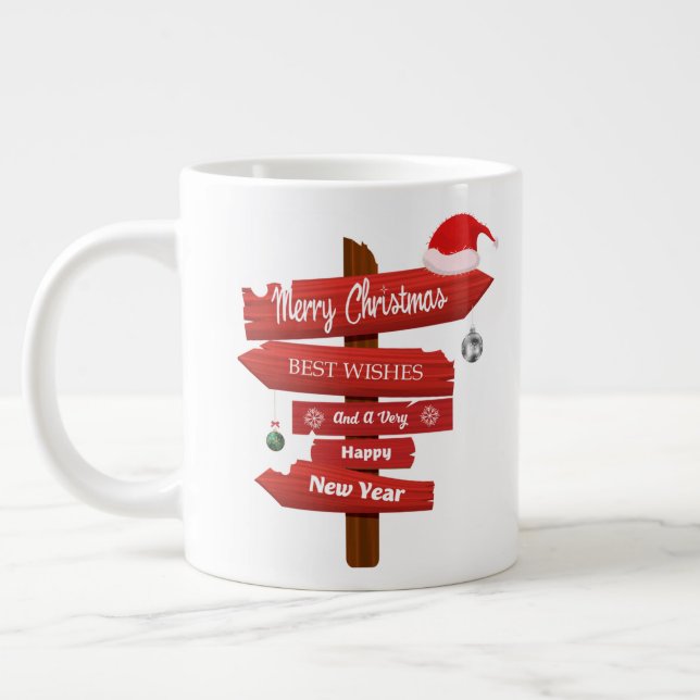 Grande Tasse Grandes Muqueuses de Noël (Gauche)
