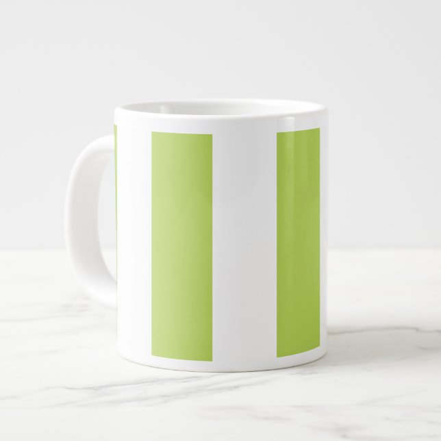 Grande Tasse Grandes Tailles Vertes, Grandes Tailles Blanches,  (Devant gauche)
