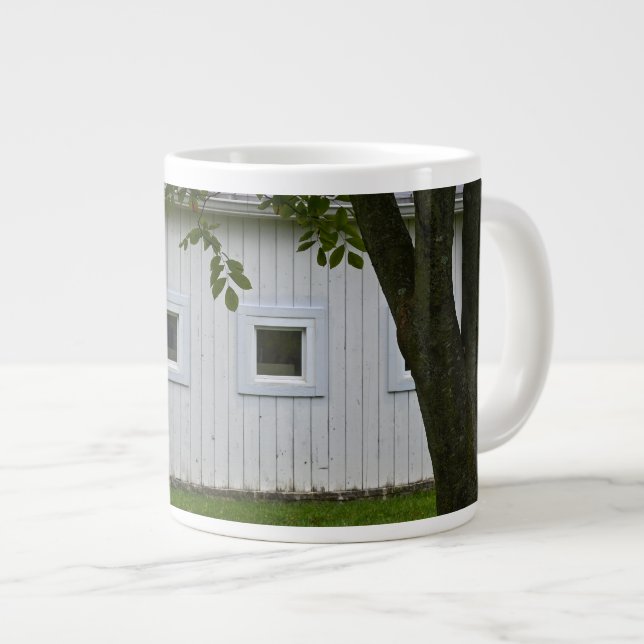 Grande Tasse Grange blanche (Devant droit)
