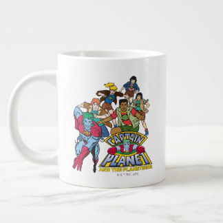Grande Tasse Graphique du logo Captain Planet & Planeteers Grou
