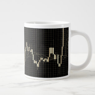 Grande Tasse Graphique financier du marché des Stocks de chande