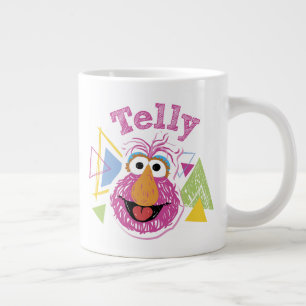 Grande Tasse Graphisme amusant de Telly Monster
