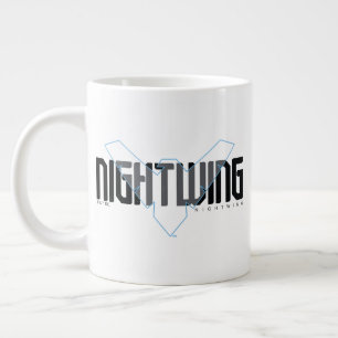 Grande Tasse Graphisme de nom Hi-Tech Nightwing