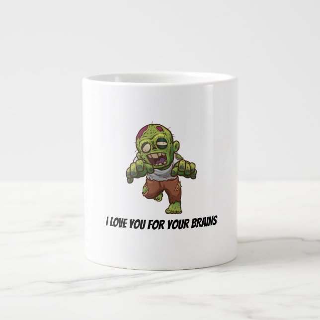 Grande Tasse Graphisme Halloween Zombie (Devant)