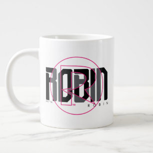 Grande Tasse Graphisme Nommé Robin Hi-Tech