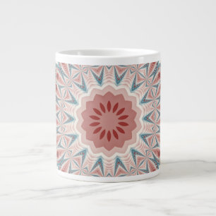 Grande Tasse Grattez moderne Kaleidoscope Mandala art fractal