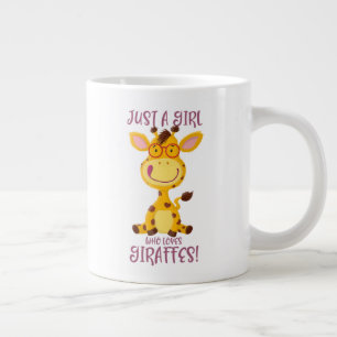 Grande Tasse Gregor Giraffe - Juste Une Fille Qui Aime Les Gira