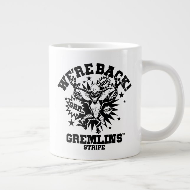 Grande Tasse Gremlins | Stripe Nous sommes de retour (Droite)