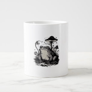 Grande Tasse Grenouille Goblincore Design Minimaliste Classique