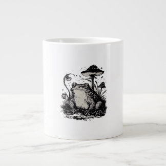 Grande Tasse Grenouille Goblincore Design Minimaliste Classique