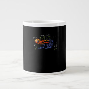 Grande Tasse Grenouille qui t'aime style classique simple