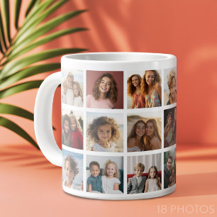 Grande Tasse Grille de collage photo 18 - Galerie de famille et