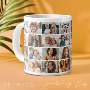 Grande Tasse Grille de collage photo 28 - Moderne, blanc minima