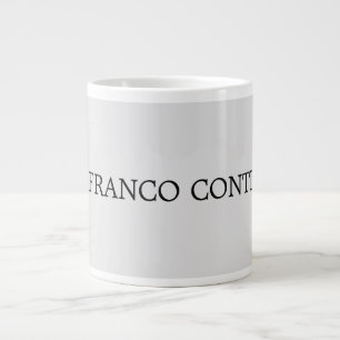 Grande Tasse Gris clair minimaliste Plain moderne