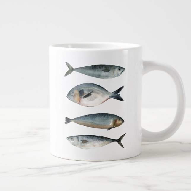 Grande Tasse Groupe des quatre poissons (Droite)