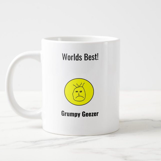 Grande Tasse Grumpy Geezer Fête des Pères (Gauche)