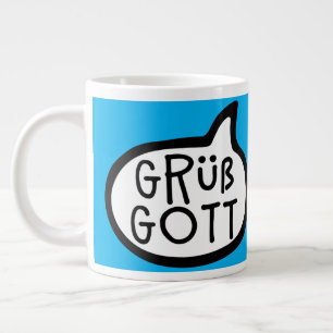 Grande Tasse Grüß Gott, allemand Bonjour, Autriche, Bavière, Sw