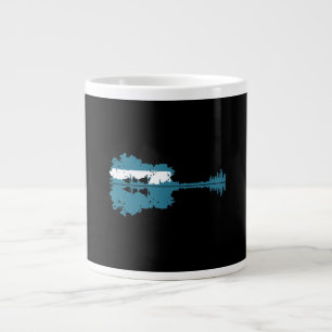 Grande Tasse Guitare Guitar Lake Shadow Love Guitare Musicien