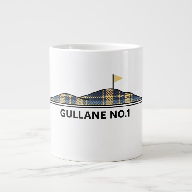 Grande Tasse Gullane Golf Scottish Golfing Gift Tartan  (Devant)