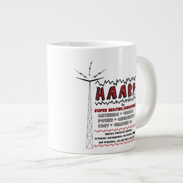 Grande Tasse HAARP surchauffe l'ionosphère (Devant droit)