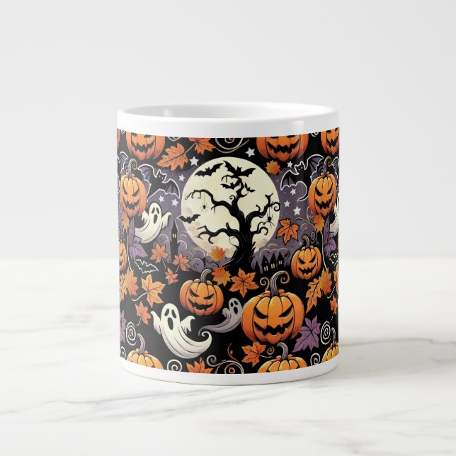 Grande Tasse Halloween/Automne/Automne (Devant)