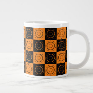 Grande Tasse Halloween Concentré Orange et Pois noirs