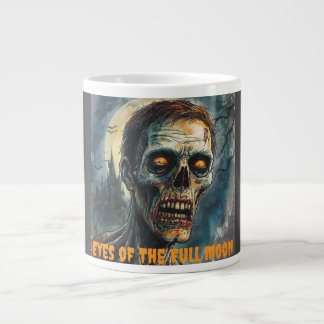 Grande Tasse Halloween, Horreur, Zombie, Yeux de la pleine lune