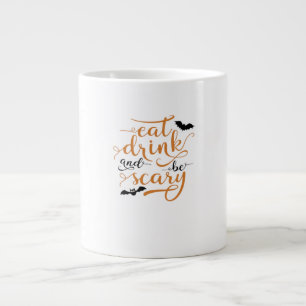 Grande Tasse Halloween Manger Boire Et Être Effrayant Créatif D