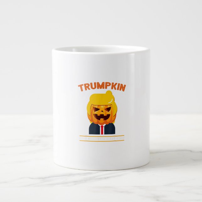 Grande Tasse Halloween Trumpkin drôle Citrouille Halloween (Devant)
